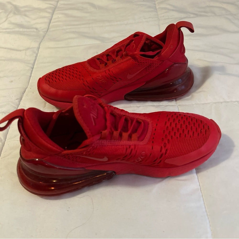 Men’s Size 8 - Nike Air Max 270 University Red—VERY gently worn
